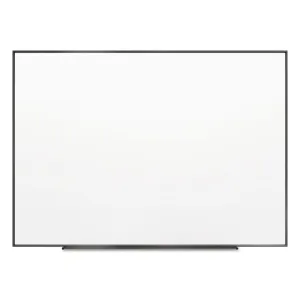 Quartet® Fusion Nano-Clean Magnetic Whiteboard, 48" x 36", White Surface, Black Aluminum Frame