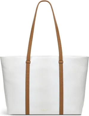 RADLEY London Farringdon Women’s Medium Leather Tote Bag, Bright White