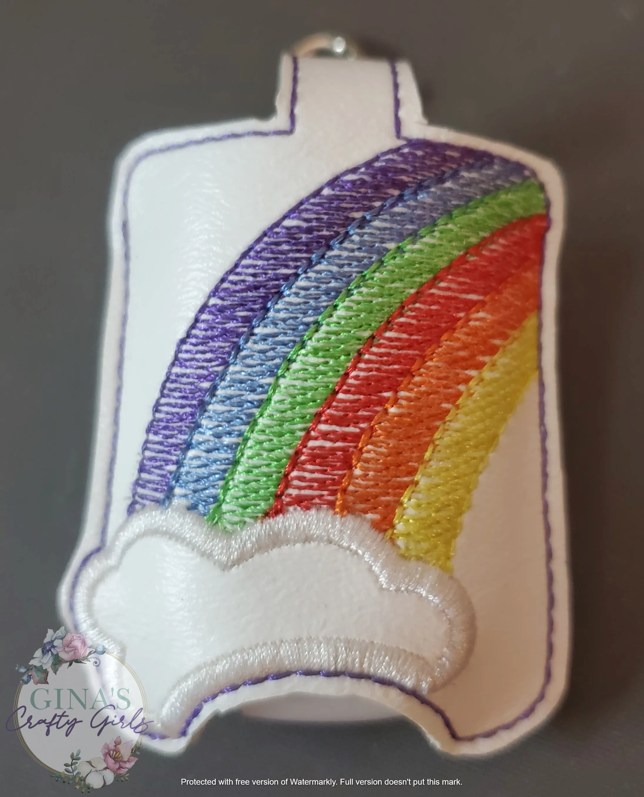 Rainbow Hand Sanitizer Holder