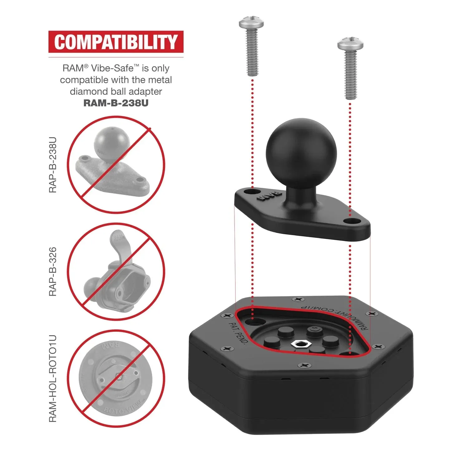 RAM ACC - RAM VIBRATION DAMPNER