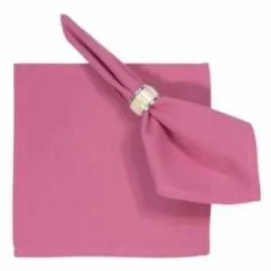 Raspberry Flatweave Napkins 22" x 22" 100% Cotton - Set of 4