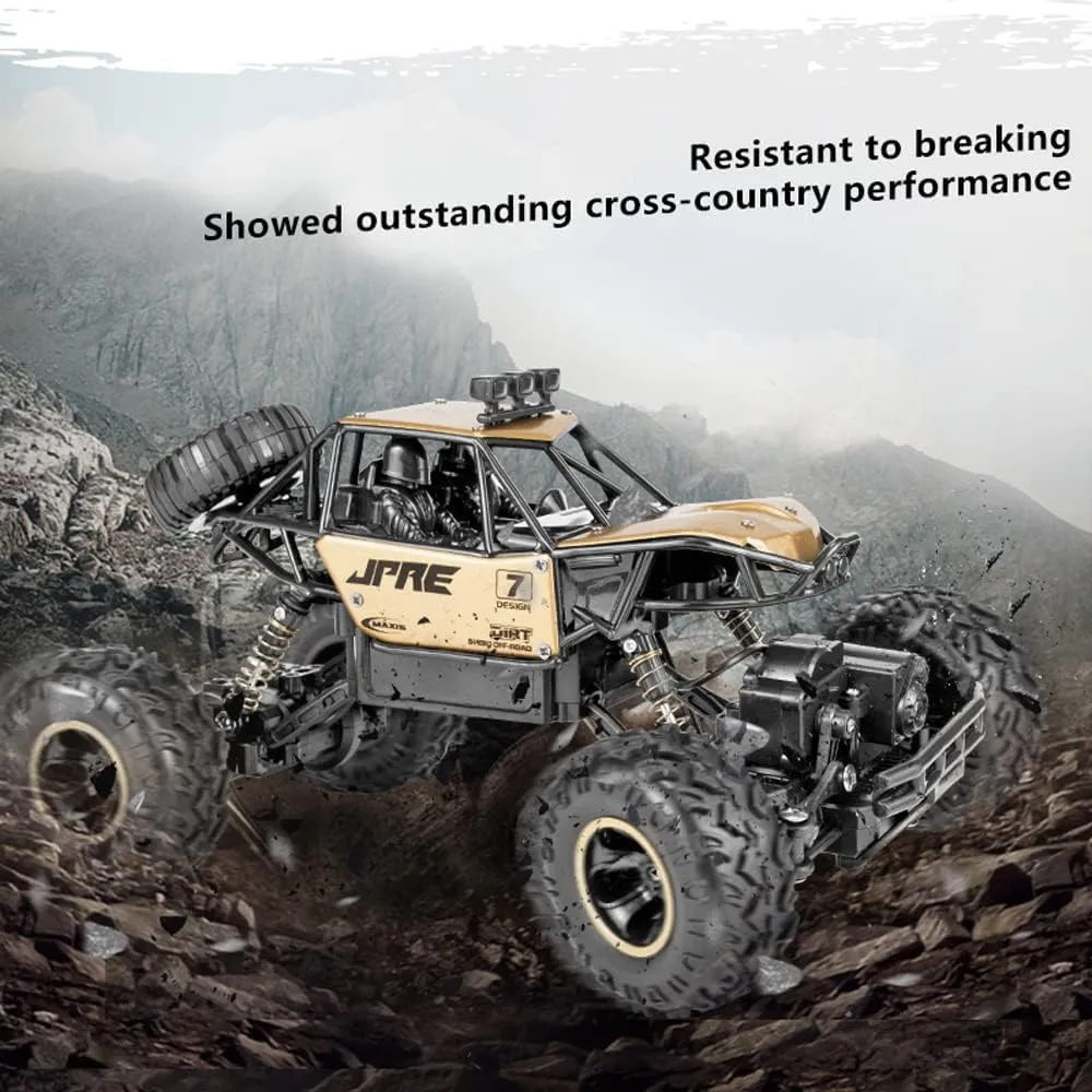 RC Cars for Boys Age 8-12, High Speed 1:16 Remote Control Car, 2.4 GHZ Alloy Off Road RC Car All Terrain Climbing Racing Car Gifts for Boy Birthday