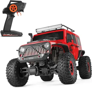 RC Cars,1:10 Scale All Terrain Remote Control Car,4WD 2.4 GHz Off Road RC Monster Truck Racing Cars with LED Headlight, Xmas Gifts for Kid and Adults