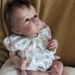 Realistic Reborn Baby Doll - Lifelike Silicone Baby Doll Reborn Girl 20 inch with Hand-Painted Veins, Posable Body, Complete Accessories for Kids, Parents, Collectors for Girls