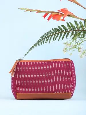 Red Ikat Utility Bag - B1603