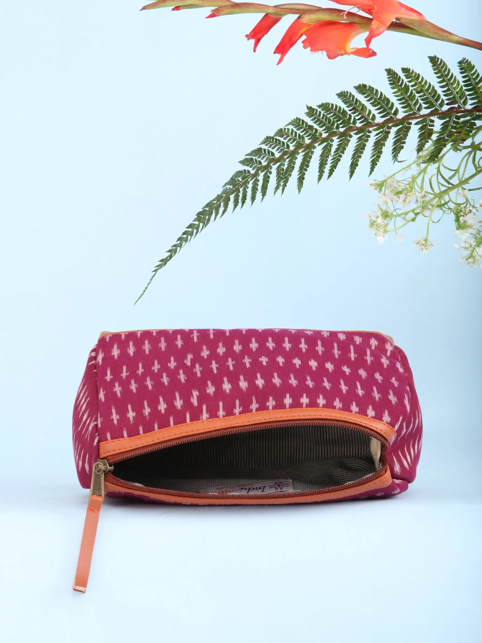 Red Ikat Utility Bag - B1603