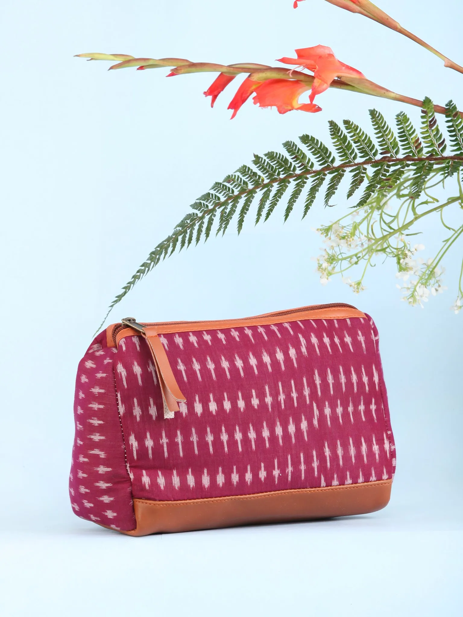 Red Ikat Utility Bag - B1603