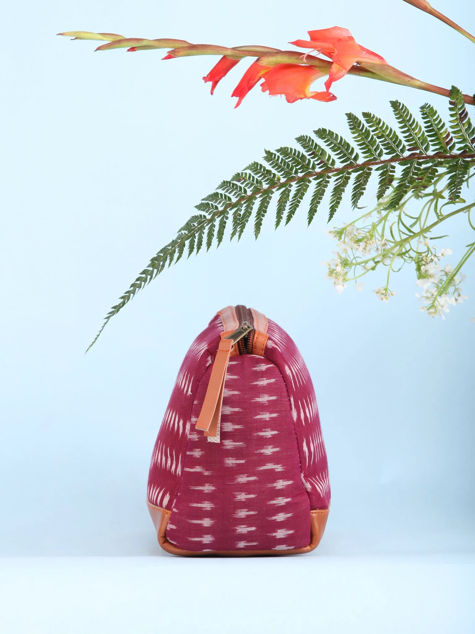 Red Ikat Utility Bag - B1603