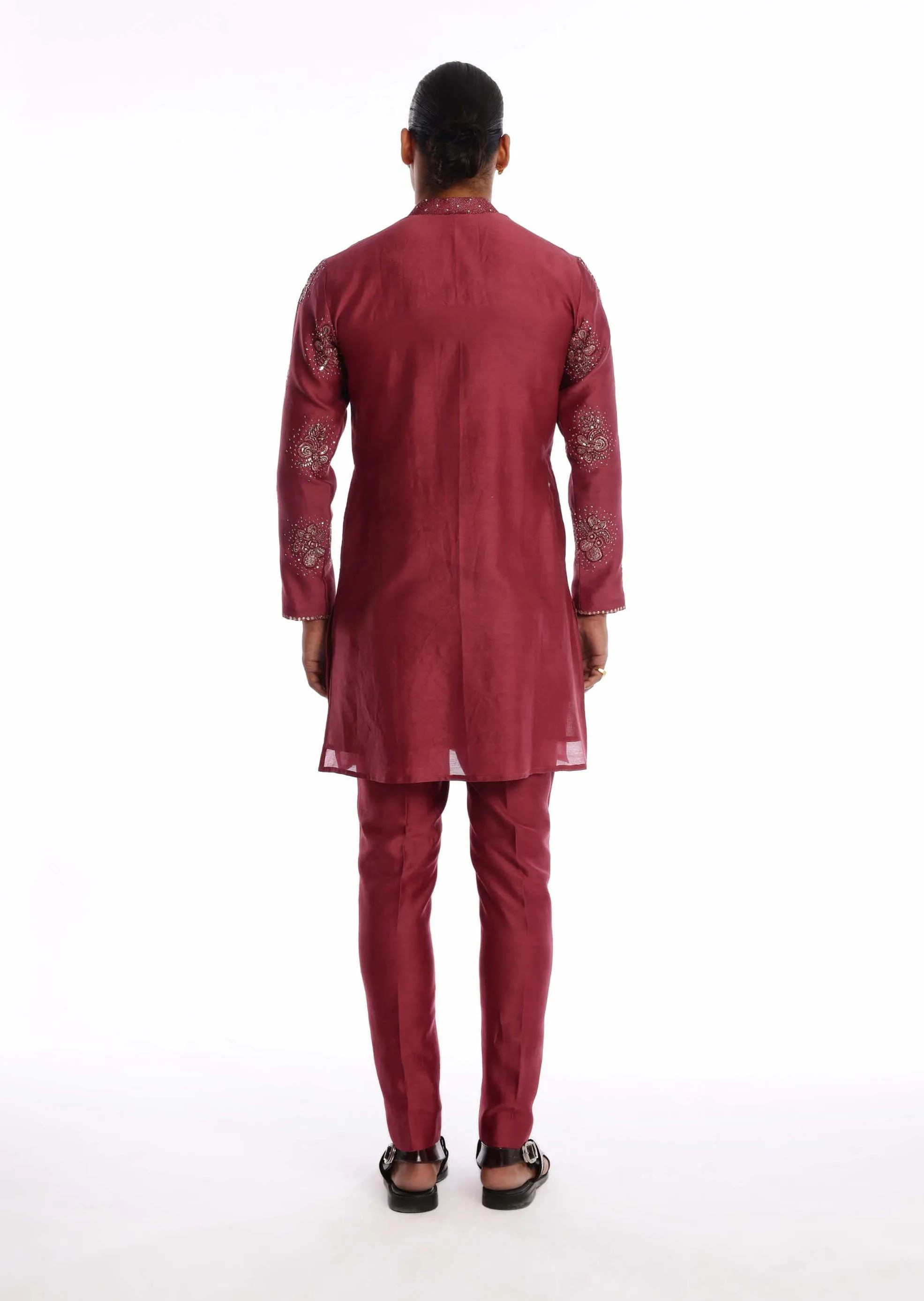 Regalia wine kurta and pants