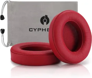 Replacement Earpad Cover,Cypher.V Ear Cushion Pads Compatible with Beats Studio 2.0 and Studio 3.0 Over Ear Headphones by Dr.DRE 1 Pair (Wine Red)