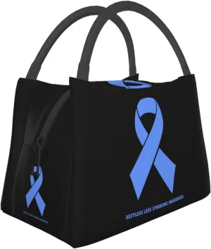 Restless Legs Syndrome Awareness Lunch Box Large Portable Collapsible Insulated Cooler Lunch Tote for Men Women18