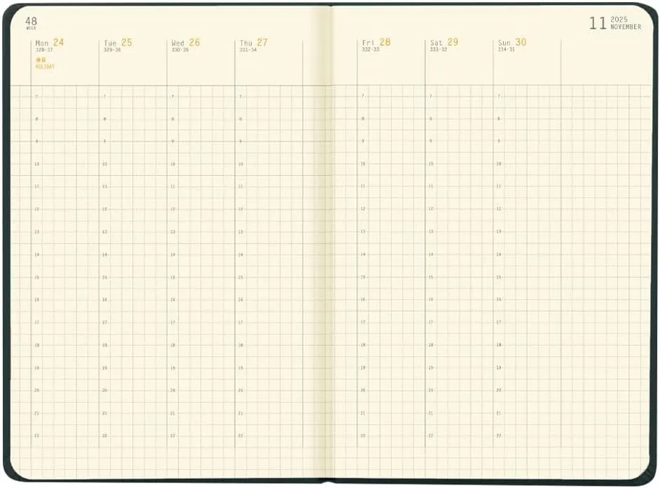 Rhodia Cf117292 Notebook Diary A5 Weekly Vertical Type Web Planner Weekly Vertical Chocolat