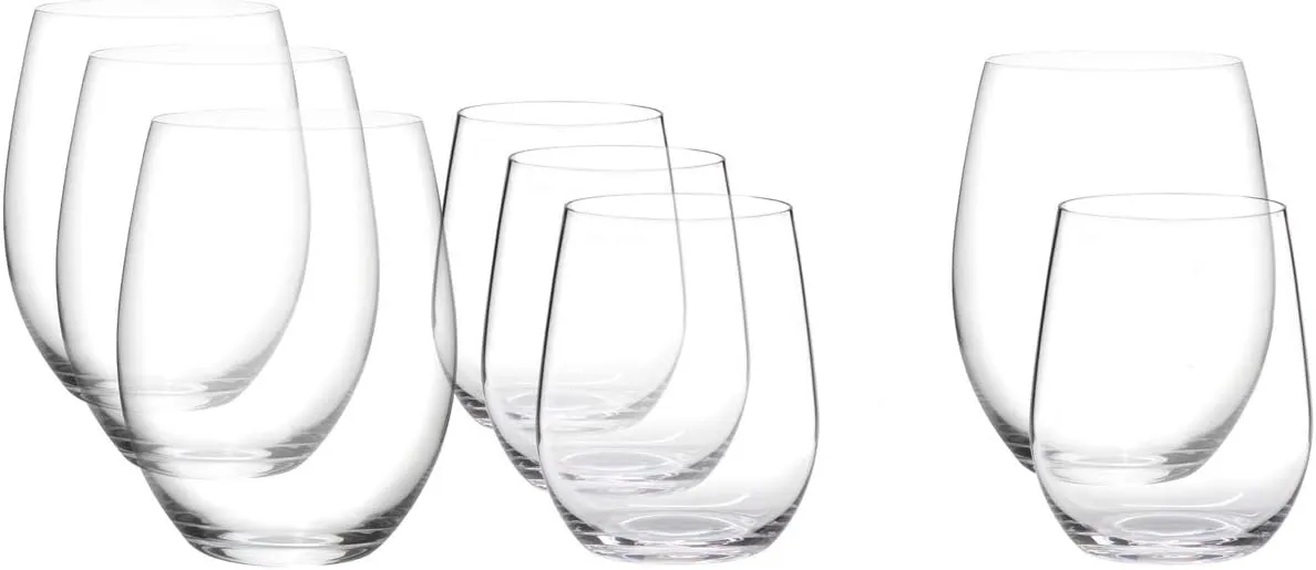 Riedel O Mixed Cabernet/ViognierTumbler, Set of 6 Plus 2 Bonus Glasses