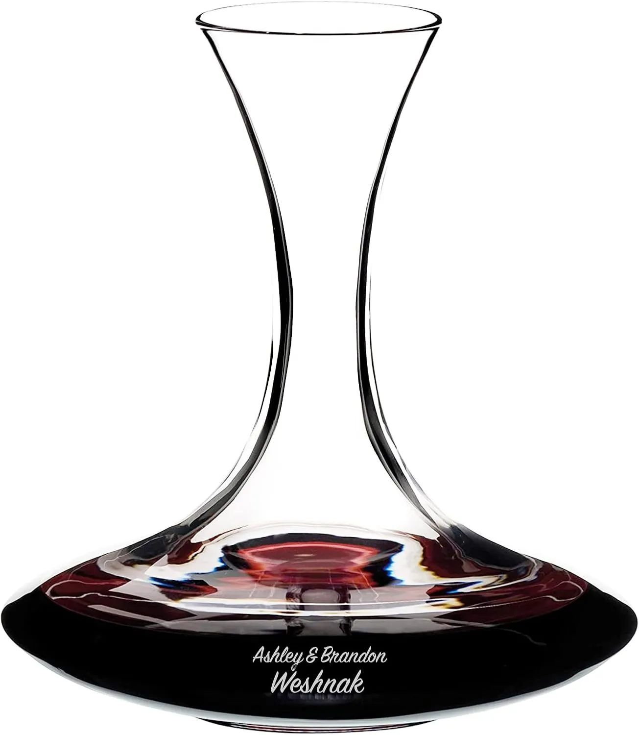 Riedel Personalized Ultra Decanter, Custom Engraved Crystal Wine Decanter for Red or White Wine, Home Bar Accessories and Gift for Wine Lovers