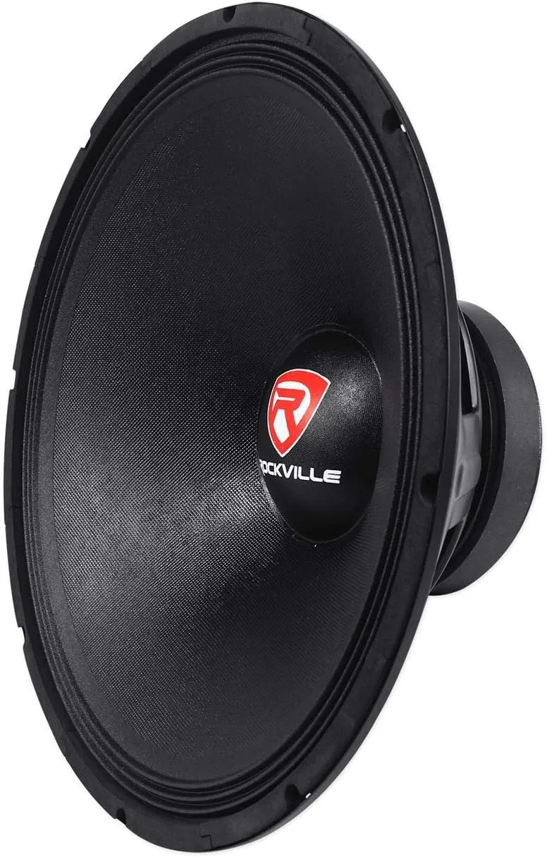 Rockville RVP18W8 1200 Watt Raw Replacement DJ PA Subwoofer 8 Ohm Sub Woofer, 18 inch