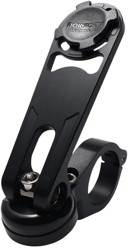 Rokform [Mount Only] Pro Series Motorcycle Phone Mount CNC Machined Aluminum, Twist Lock and Magnetic Mounting