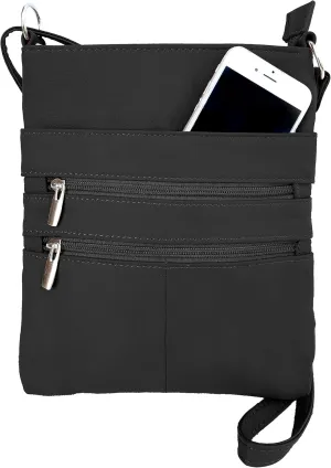 Roma Leathers Cross Body Purse - Premium Quality Leather - Designed in USA