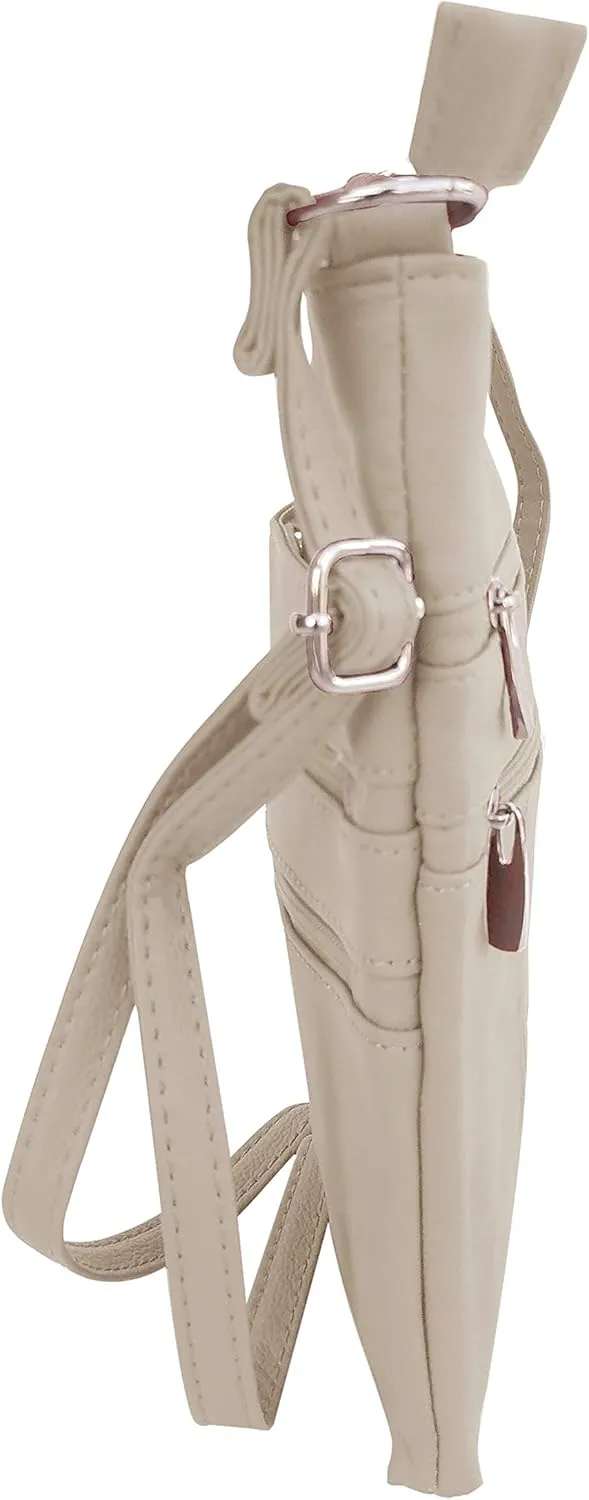 Roma Leathers Cross Body Purse - Premium Quality Leather - Designed in USA