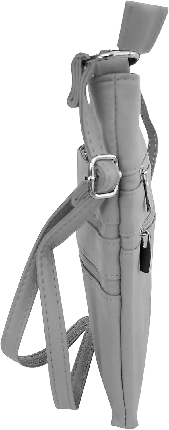 Roma Leathers Cross Body Purse - Premium Quality Leather - Designed in USA