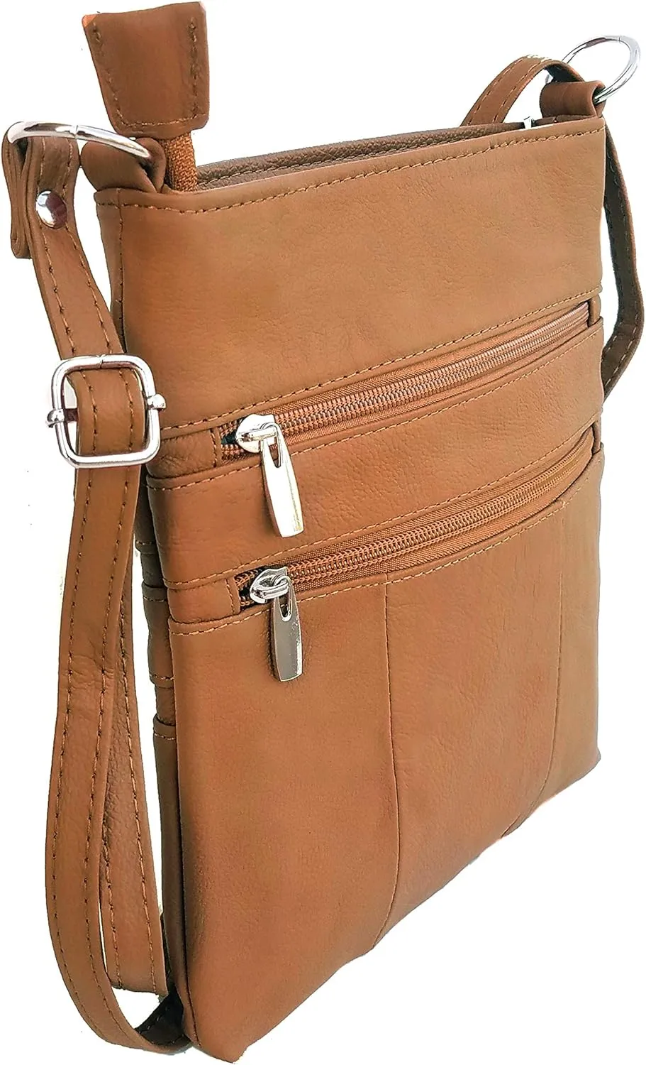 Roma Leathers Cross Body Purse - Premium Quality Leather - Designed in USA