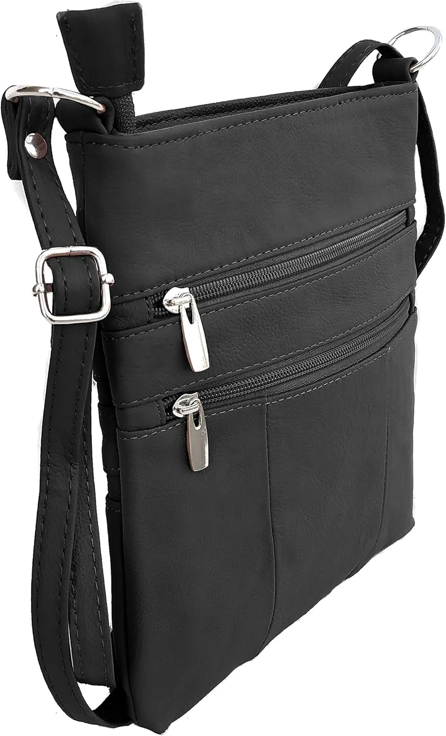 Roma Leathers Cross Body Purse - Premium Quality Leather - Designed in USA