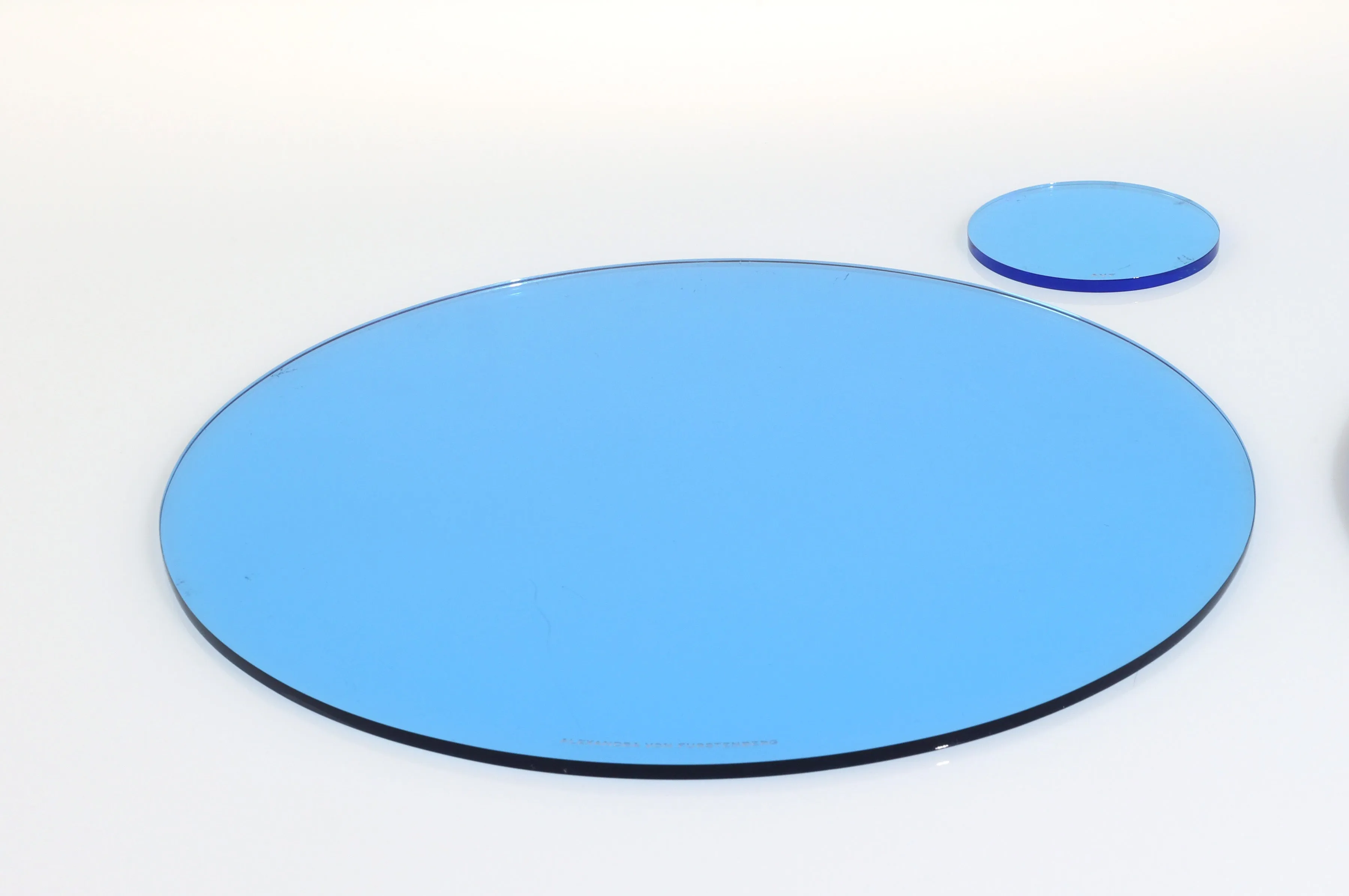 Round Placemat Set of 4 in Lagoon