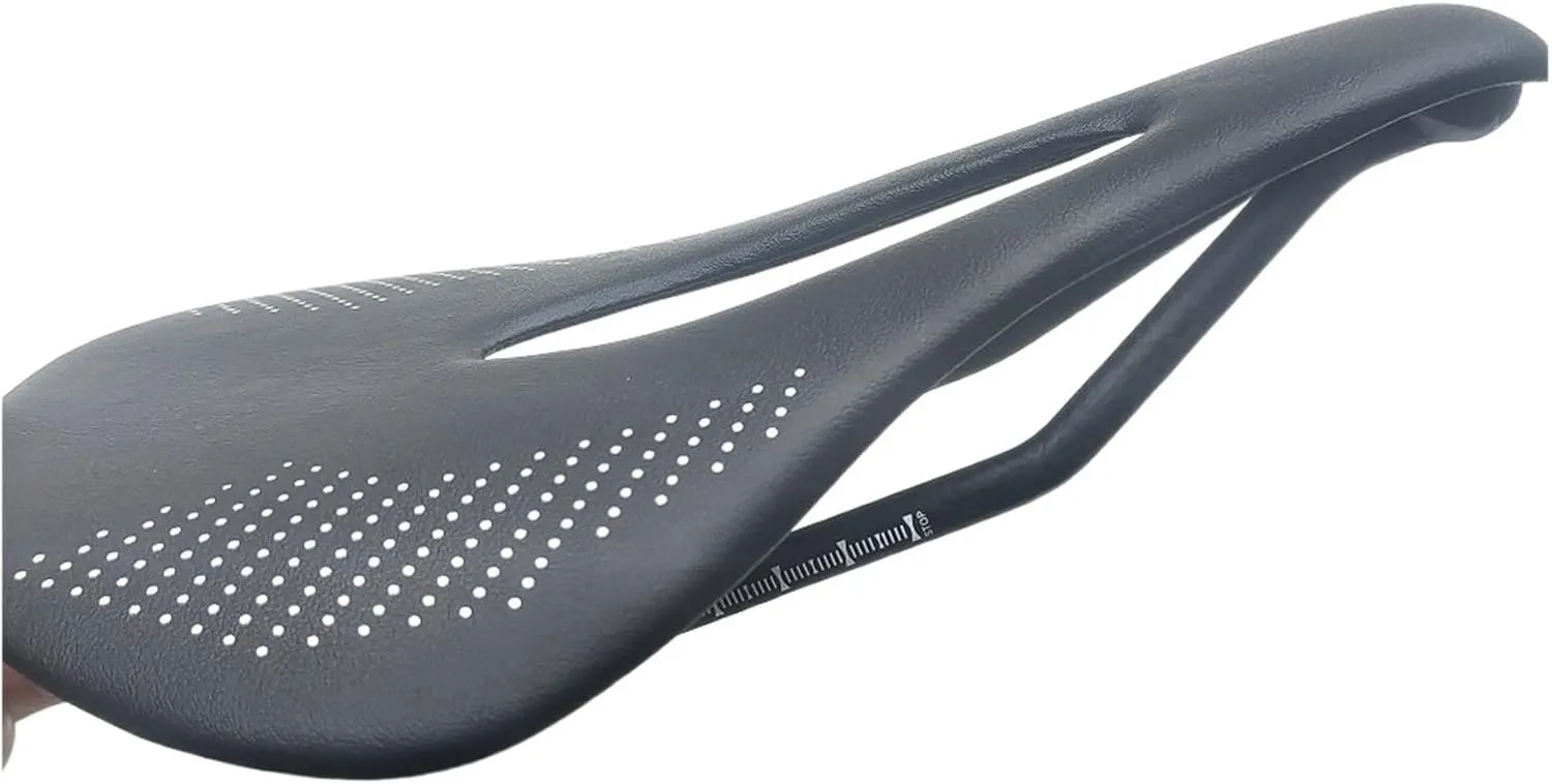 Saddle Road Mountain Bike Bicycle Saddle Cycling Saddle Trail Comfort Races Seat 143/155 Bicycle Saddle (143mm matte EA)