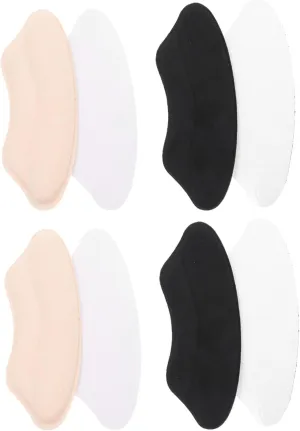 SAFIGLE 4 Pairs Anti-Falling Heel Sticker Heel Accessory High Heel Comfort Pads Protective Heel Pads Wear-Resistant Heel Liners Heel Protectors Heel Protector Cushion Anti-Leather Fleece