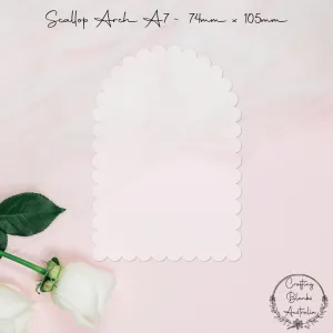 Scallop Arch • Blank Shape • A7