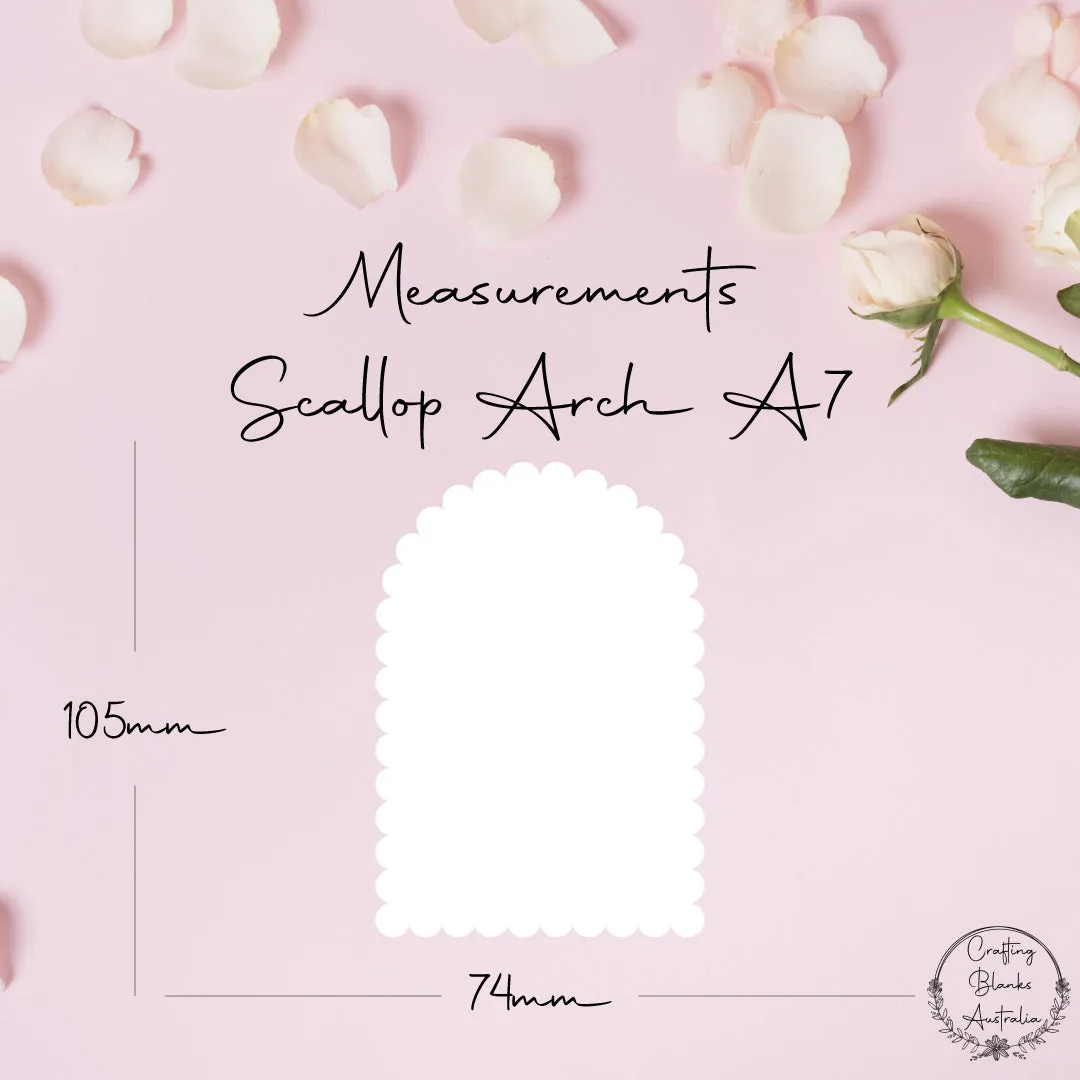Scallop Arch • Blank Shape • A7