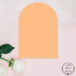Scallop Arch Flat Bottom • Blank Shape • A7