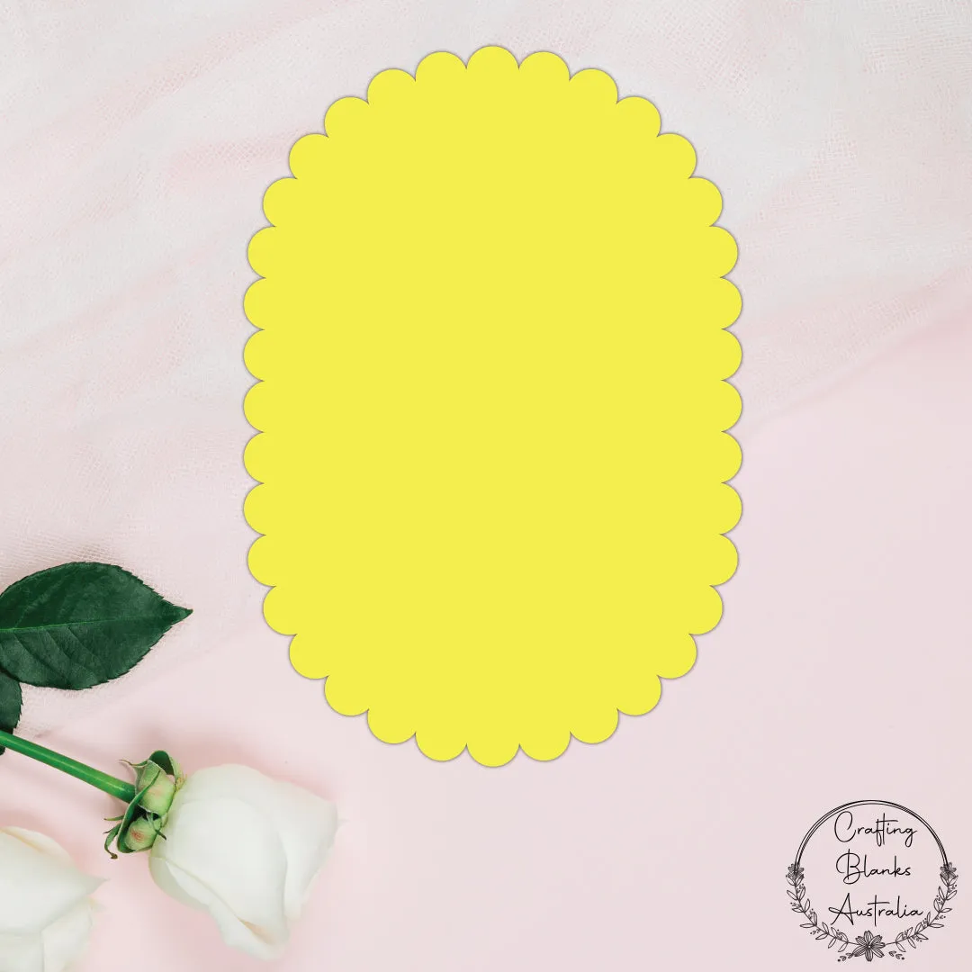Scallop Oval • Blank Shape • A7