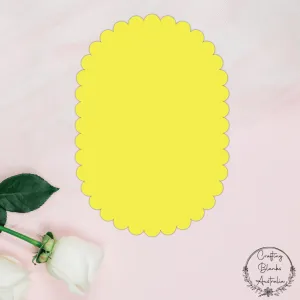 Scallop Oval • Blank Shape • A7