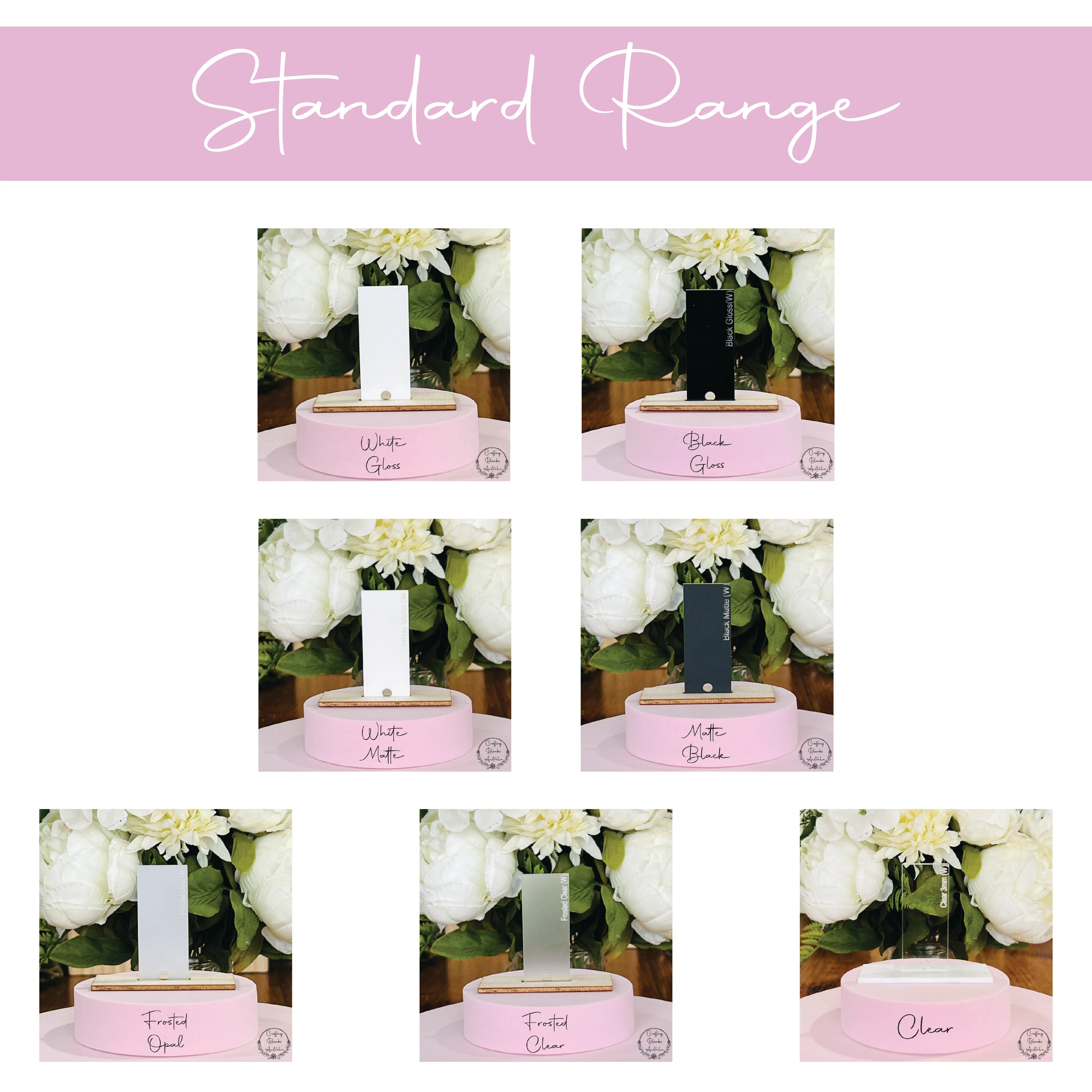 Scallop Rectangle Flat Bottom • Blank Shape • A7