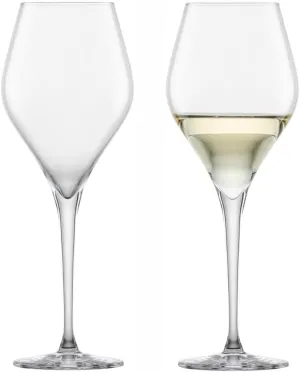 SCHOTT ZWIESEL P118602 Pair Wine Glass, Finesse 13.8 fl oz (385 ml), Clear, Set of 2, Chardonnay Dishwasher Safe