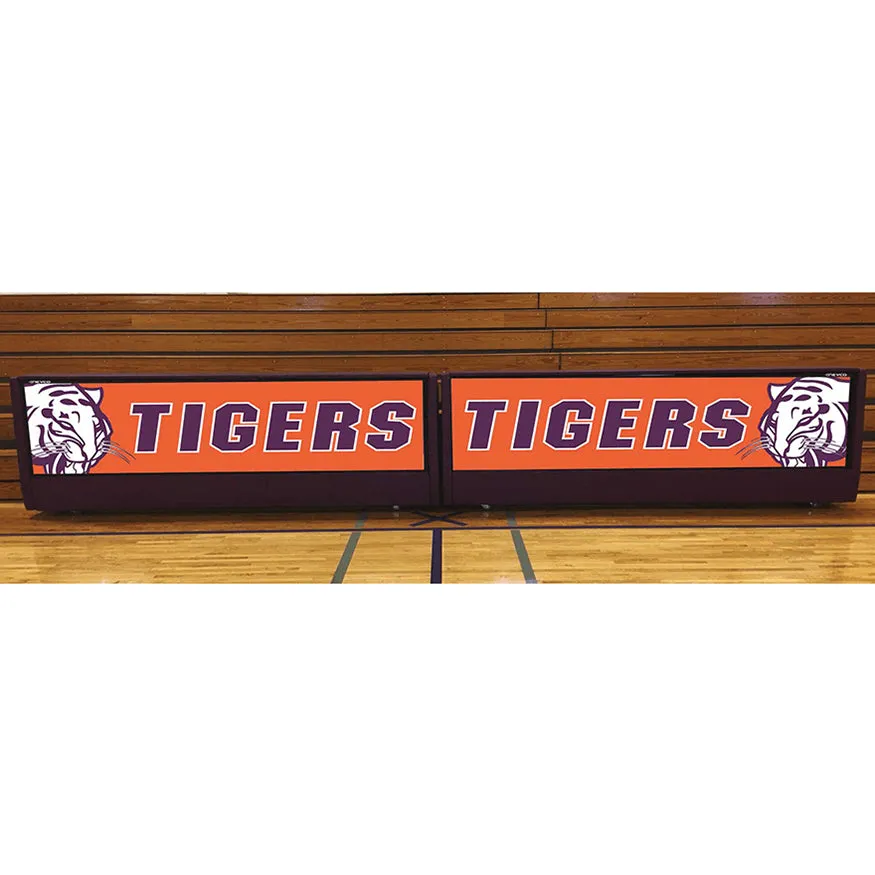 Scorer Table (Indoor) - 10 ft. - Bleacher Mount - Portable - Illuminated