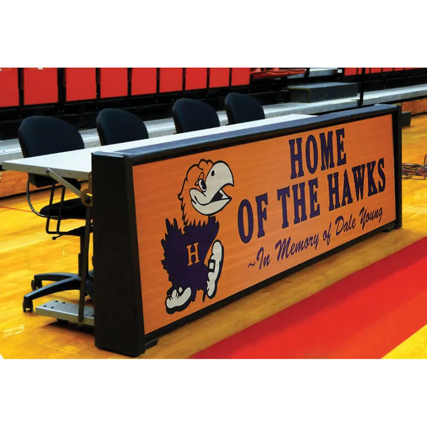 Scorer Table (Indoor) - 10 ft. - Free Standing - Portable - Illuminated