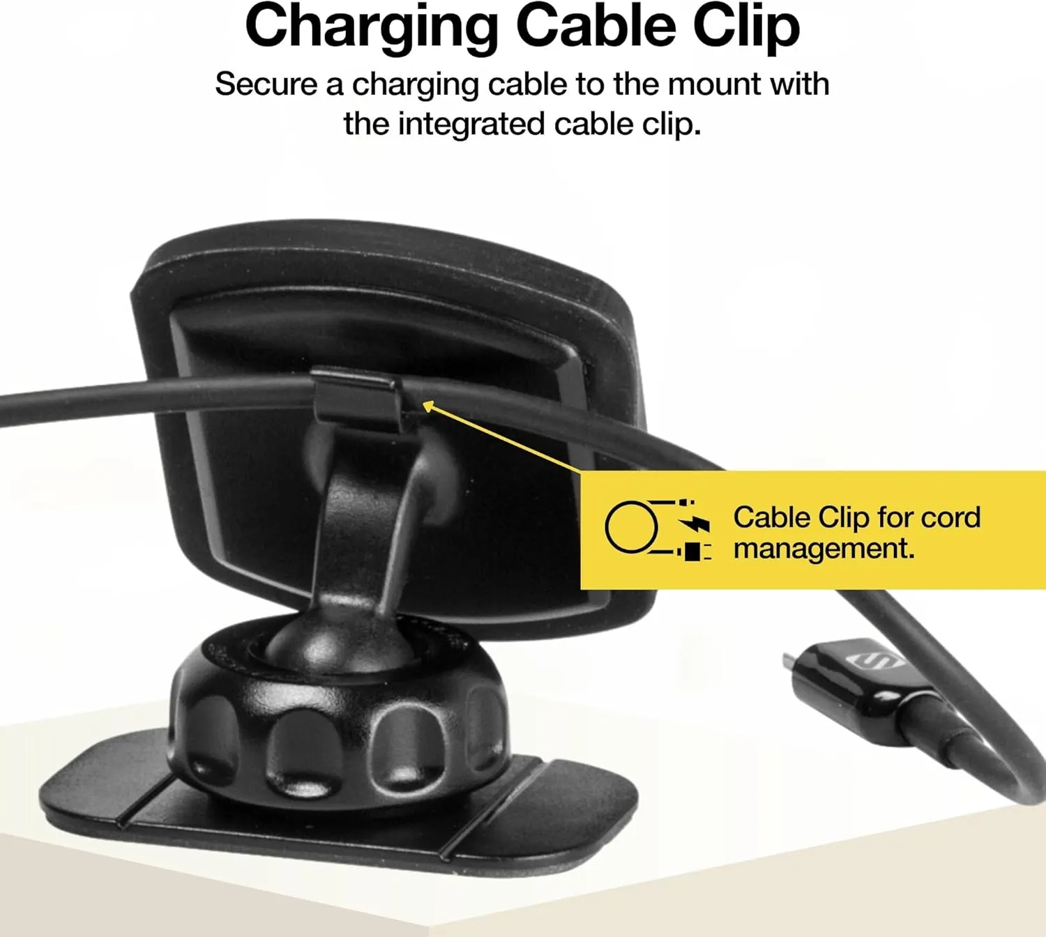 Scosche MAGDMB MagicMount Magnetic Phone Mount for Car, Dashboard Cell Phone Holder with 360° Adjustable Magnet Head, Universal Phone Stand for Car Compatible with iPhone, Samsung, and All Devices