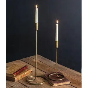 Set of 2 of Charming Taper Candle Holders