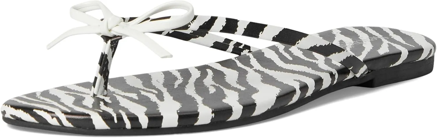 Seychelles Women's Wish List Zebra V Leather Sandal Flip-Flop