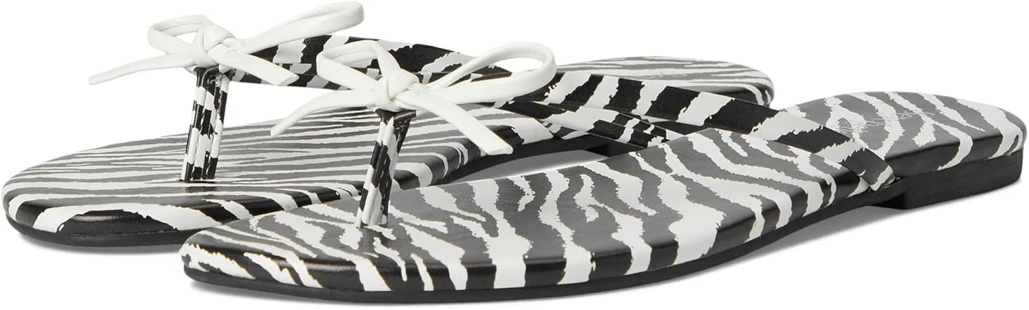 Seychelles Women's Wish List Zebra V Leather Sandal Flip-Flop