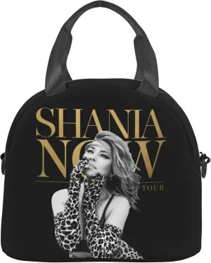 Shania Music Twain Men Women Lunch Bag Insulated Reusable Handheld Crossbody Portable Lunch Box Adult Lunch Box Suitable For Office Work Travel