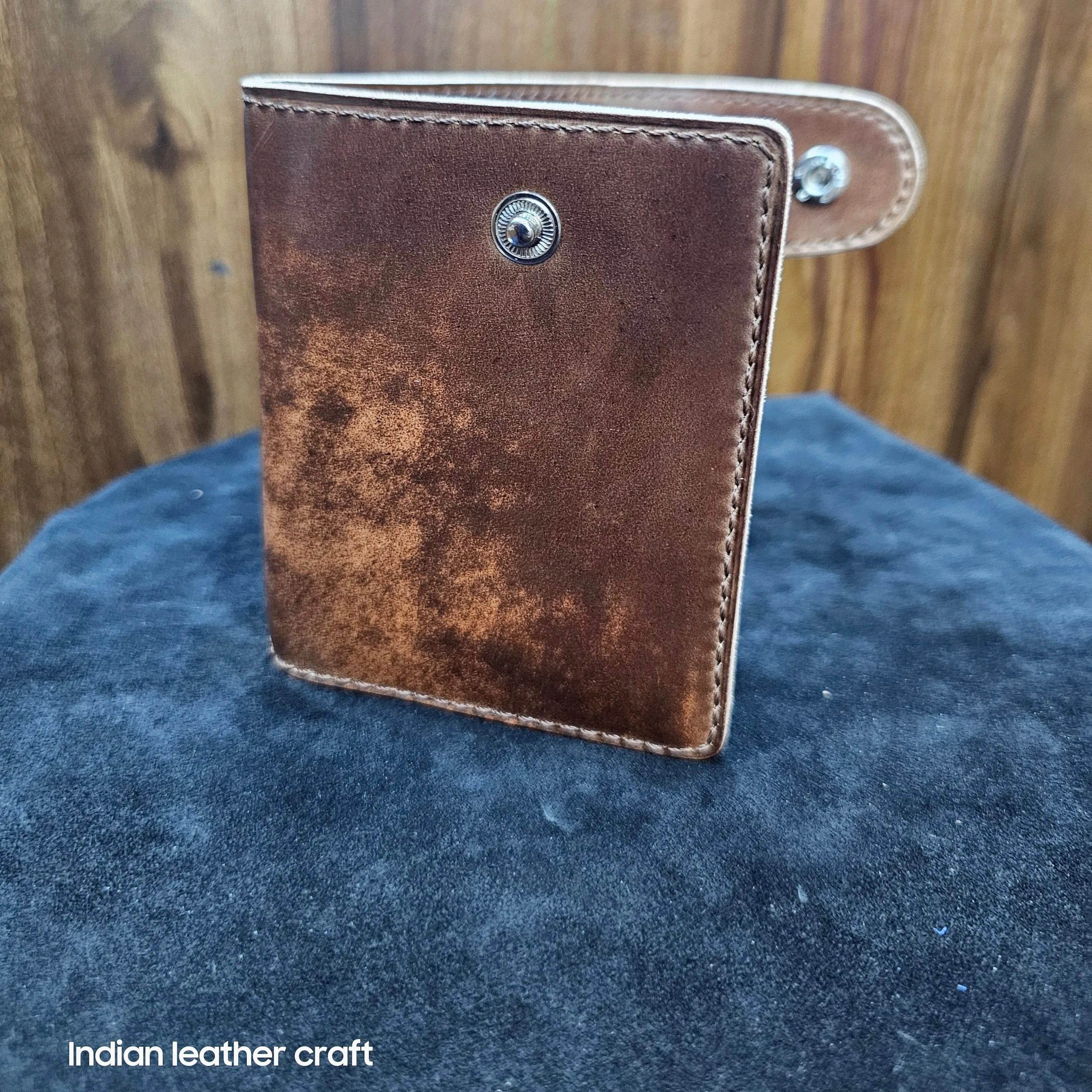 Shell Cordovan biofold wallet
