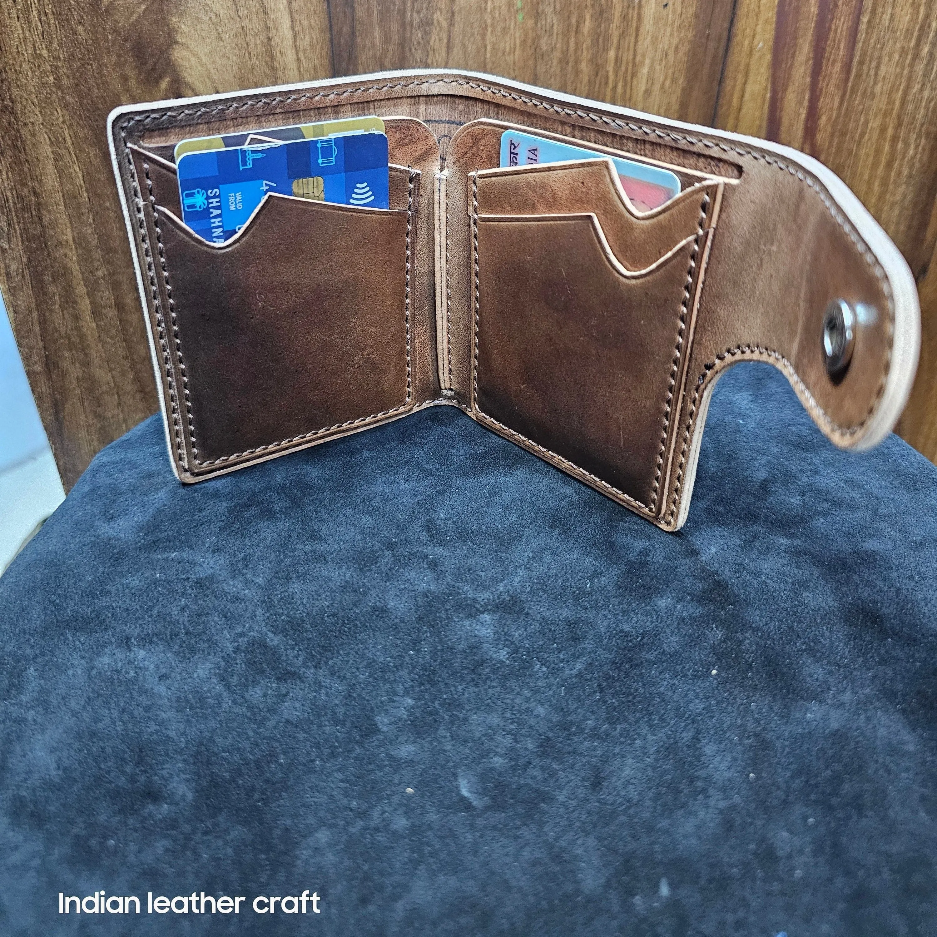 Shell Cordovan biofold wallet
