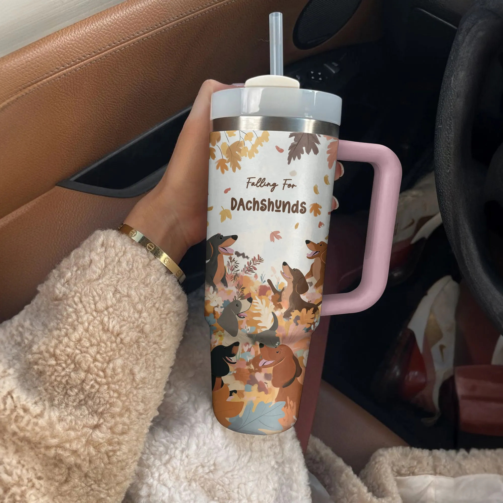 Shineful Tumbler Falling For Dachshunds