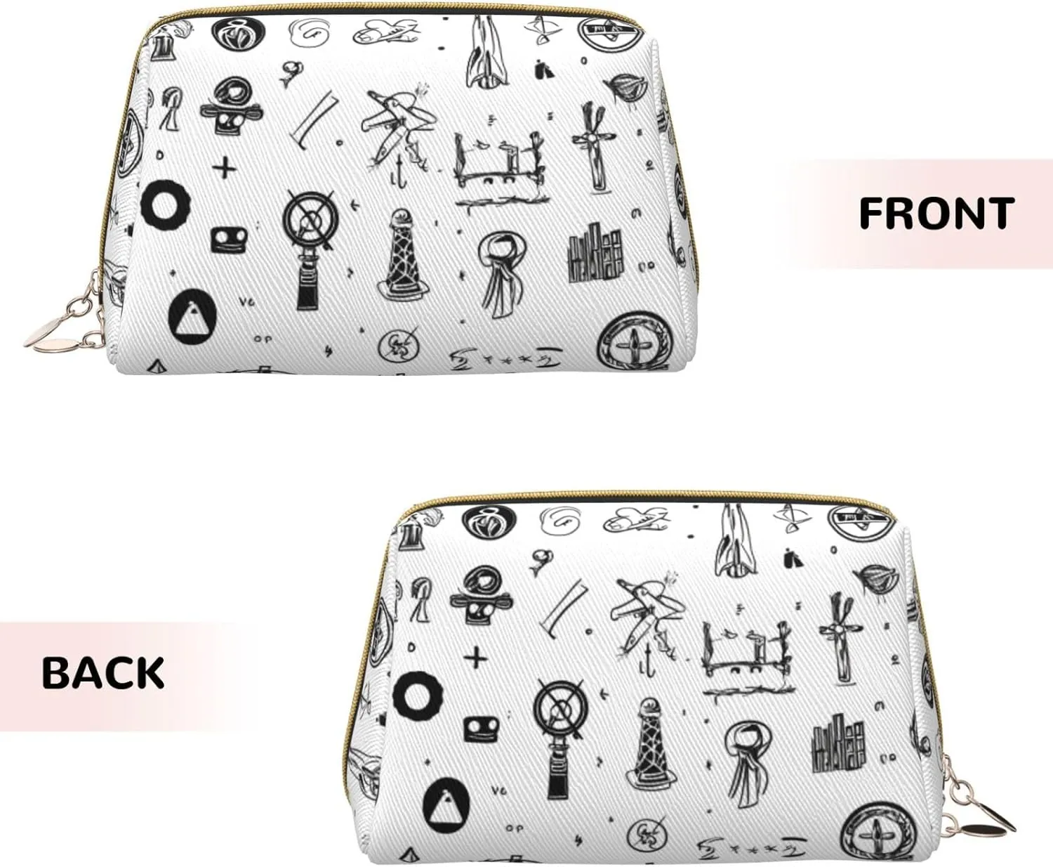 Sign Language Alphabet. Toiletry Pouch, Travel-Friendly Makeup Organizer For Makeup Brushes, Lipsticks