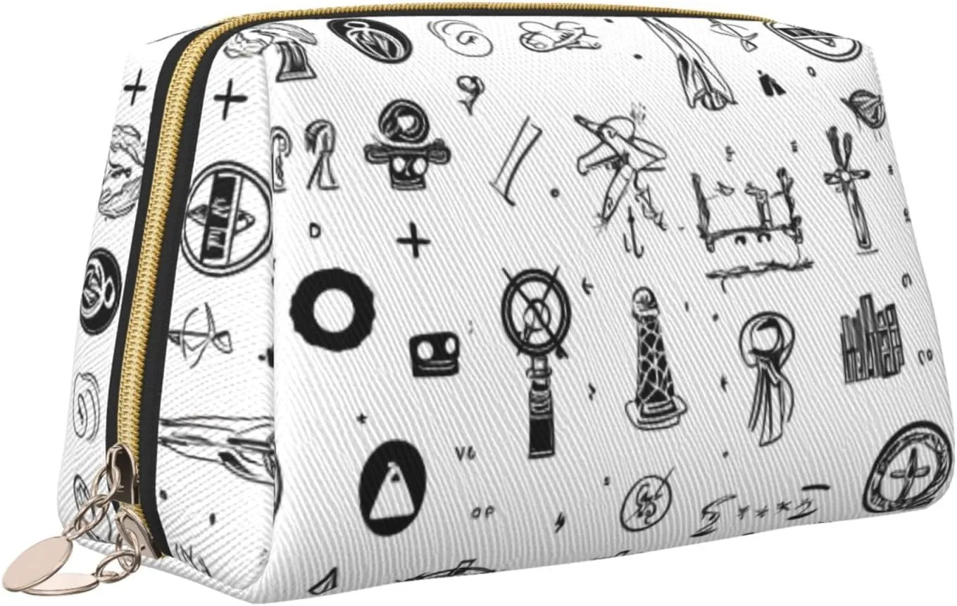 Sign Language Alphabet. Toiletry Pouch, Travel-Friendly Makeup Organizer For Makeup Brushes, Lipsticks