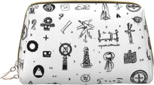 Sign Language Alphabet. Toiletry Pouch, Travel-Friendly Makeup Organizer For Makeup Brushes, Lipsticks