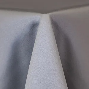 Silver Matte Satin Linen