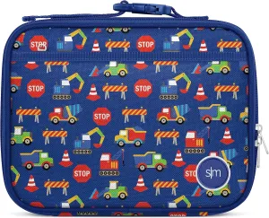 Simple Modern Kids Lunch Box for School | Reusable Insulated Lunch Bag for Toddler, Girl, and Boy | Meal Containers with Exterior & Interior Pockets | Hadley Collection | Under Construction